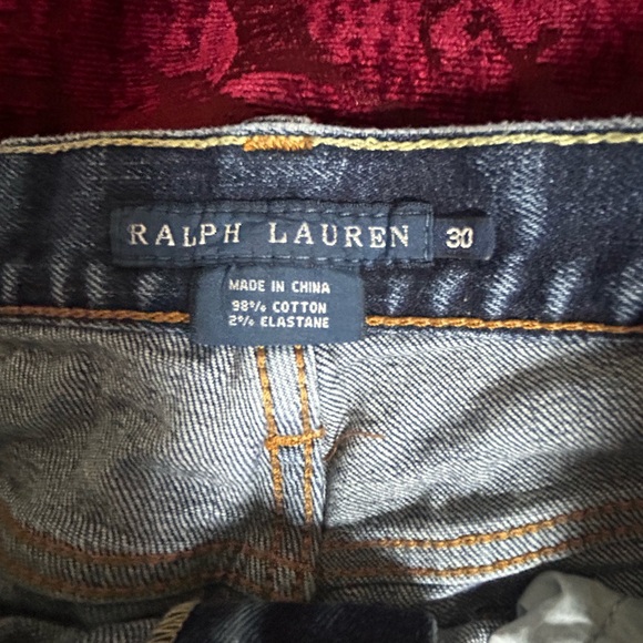 🔥 Vintage Ralph Lauren Blue Label Crest Jeans – Thompson 650 🔥 - Picture 4 of 10